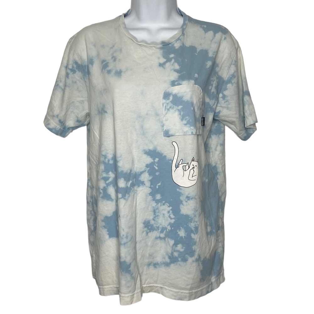 Ripndip Tie Dye Upside Down Pocket Unisex T-Shirt Top